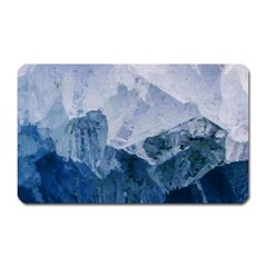 Blue Ice Mountain Magnet (rectangular) by goljakoff