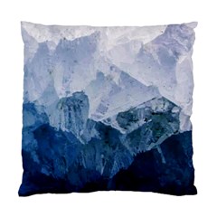 Blue Ice Mountain Standard Cushion Case (two Sides) by goljakoff