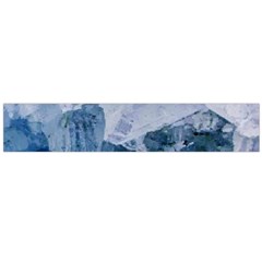 Blue Ice Mountain Large Flano Scarf  by goljakoff