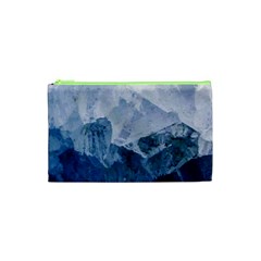 Blue Ice Mountain Cosmetic Bag (xs) by goljakoff