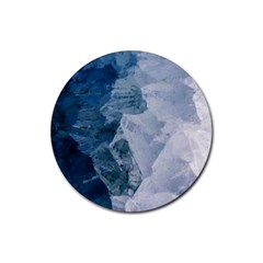 Storm Blue Ocean Rubber Round Coaster (4 Pack)  by goljakoff