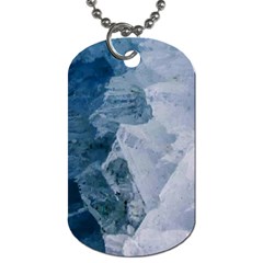 Storm Blue Ocean Dog Tag (two Sides) by goljakoff