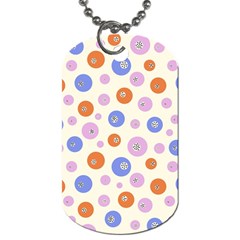 Multicolored Circles Dog Tag (two Sides) by SychEva