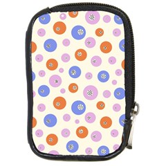 Multicolored Circles Compact Camera Leather Case by SychEva