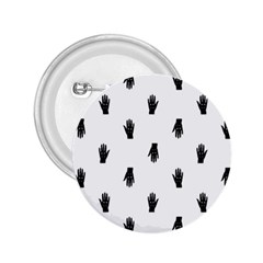 Vampire Hand Motif Graphic Print Pattern 2.25  Buttons