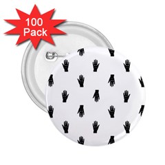 Vampire Hand Motif Graphic Print Pattern 2.25  Buttons (100 pack) 