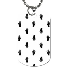 Vampire Hand Motif Graphic Print Pattern Dog Tag (one Side) by dflcprintsclothing