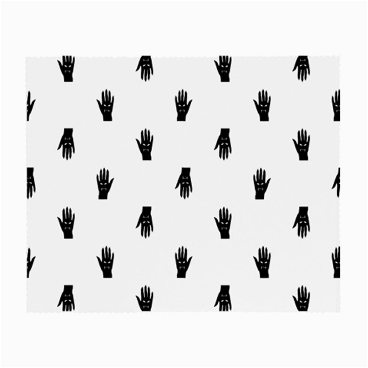 Vampire Hand Motif Graphic Print Pattern Small Glasses Cloth