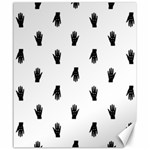 Vampire Hand Motif Graphic Print Pattern Canvas 20  x 24  19.57 x23.15  Canvas - 1