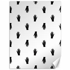 Vampire Hand Motif Graphic Print Pattern Canvas 36  X 48  by dflcprintsclothing