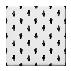 Vampire Hand Motif Graphic Print Pattern Face Towel