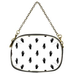 Vampire Hand Motif Graphic Print Pattern Chain Purse (Two Sides)