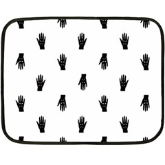 Vampire Hand Motif Graphic Print Pattern Double Sided Fleece Blanket (mini)  by dflcprintsclothing