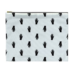 Vampire Hand Motif Graphic Print Pattern Cosmetic Bag (XL)