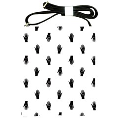 Vampire Hand Motif Graphic Print Pattern Shoulder Sling Bag