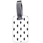 Vampire Hand Motif Graphic Print Pattern Luggage Tag (two sides) Front