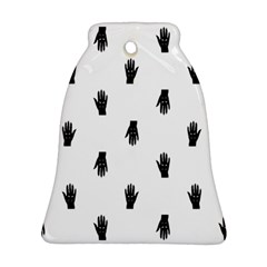 Vampire Hand Motif Graphic Print Pattern Ornament (Bell)