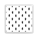 Vampire Hand Motif Graphic Print Pattern Memory Card Reader (Square) Front