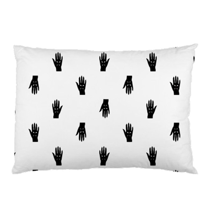 Vampire Hand Motif Graphic Print Pattern Pillow Case (Two Sides)