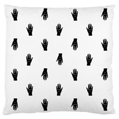 Vampire Hand Motif Graphic Print Pattern Large Cushion Case (One Side)