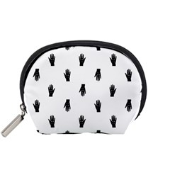 Vampire Hand Motif Graphic Print Pattern Accessory Pouch (Small)
