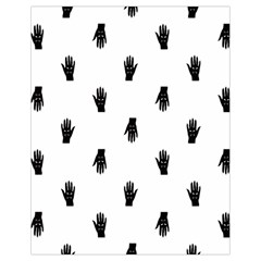 Vampire Hand Motif Graphic Print Pattern Drawstring Bag (Small)
