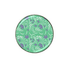 Folk Floral Pattern  Abstract Flowers Print  Seamless Pattern Hat Clip Ball Marker by Eskimos