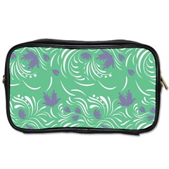 Folk Floral Pattern  Abstract Flowers Print  Seamless Pattern Toiletries Bag (two Sides) by Eskimos