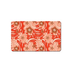 Folk Floral Pattern  Abstract Flowers Print  Seamless Pattern Magnet (name Card) by Eskimos