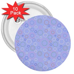 Circle 3  Buttons (10 pack) 