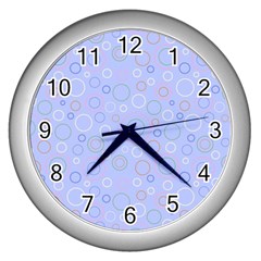 Circle Wall Clock (Silver)