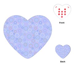 Circle Playing Cards Single Design (Heart)