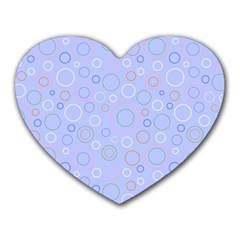 Circle Heart Mousepads