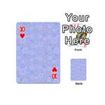 Circle Playing Cards 54 Designs (Mini) Front - Heart10