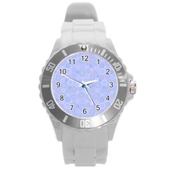 Circle Round Plastic Sport Watch (L)