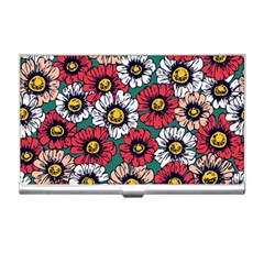 Daisy Colorfull Seamless Pattern Business Card Holder