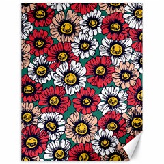 Daisy Colorfull Seamless Pattern Canvas 18  X 24  by Kizuneko