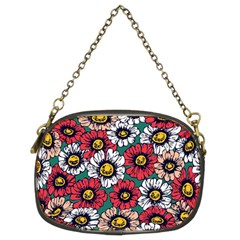 Daisy Colorfull Seamless Pattern Chain Purse (two Sides)