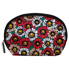 Daisy Colorfull Seamless Pattern Accessory Pouch (large)