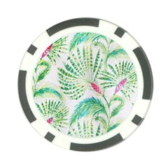  Palm Trees By Traci K Poker Chip Card Guard (10 Pack)