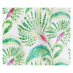  Palm Trees By Traci K Double Sided Flano Blanket (small)  by tracikcollection