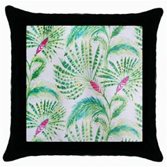  Palm Trees By Traci K Throw Pillow Case (black) by tracikcollection
