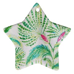  Palm Trees By Traci K Star Ornament (two Sides)