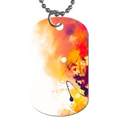 Autumn Paint Dog Tag (two Sides) by goljakoff