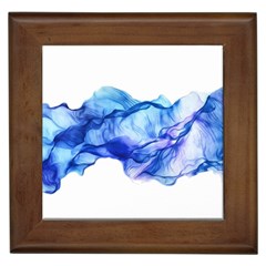 Blue Smoke Framed Tile by goljakoff