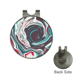 Vector Vivid Marble Pattern 1 Hat Clips With Golf Markers by goljakoff