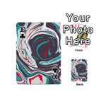 Vector Vivid Marble Pattern 1 Playing Cards 54 Designs (Mini) Front - Club10