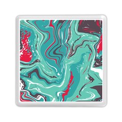 Vector Vivid Marble Pattern 2 Memory Card Reader (square) by goljakoff