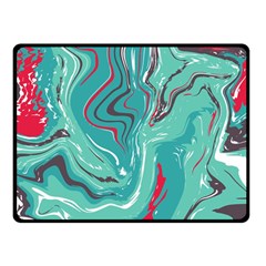 Vector Vivid Marble Pattern 2 Double Sided Fleece Blanket (small)  by goljakoff