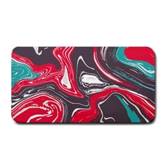 Red Vivid Marble Pattern 3 Medium Bar Mats by goljakoff